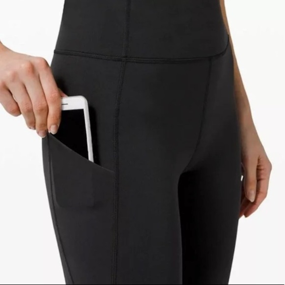 Phisockat Black Leggings With Pockets Size Medium - Picture 1 of 7